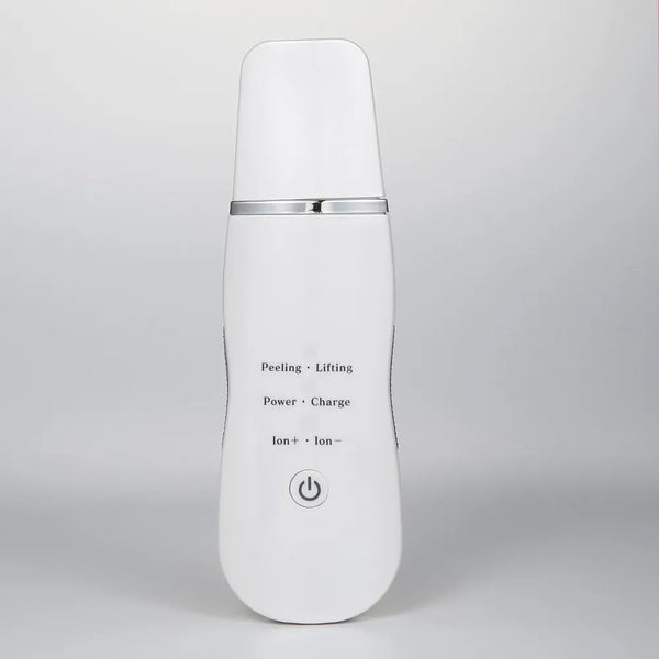 Ultrasonic Ion Skin Scrubber: Deep Cleansing Facial Spatula for Gentle Exfoliation and Skin Rejuvenation - Lightweight for Daily Use