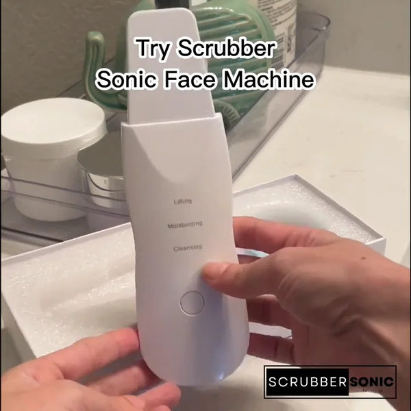 Blackhead Remover Machine for Deep Facial Cleansing and Wrinkle Reduction – Face Cleaning Skin Scrubber Remove Dirt Blackhead Reduce Wrinkles Facial Lifting Peeling Ultrasonic Shovel - Ultrasonic Facial Scrubber with Facial Lifting Treatment